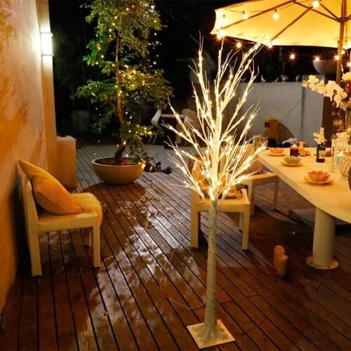 90cm Height LED Birch Tree Light 60LEDs USB Operated with Switch LED Landscape Light Decor for Home Party Wedding Christmas