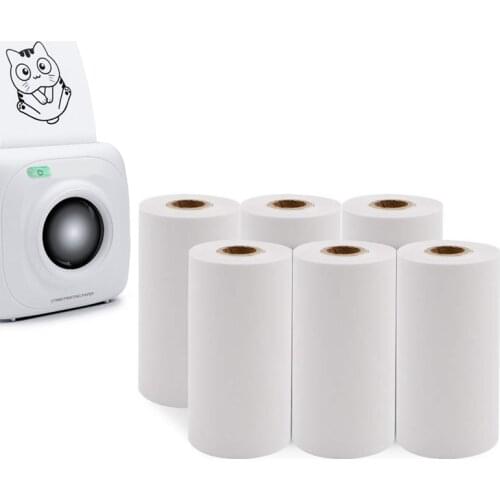 3 Rolls Printable Paper Thermal Paper 57X30mm Photo Paper for PAPERANG P1 P2 Printer