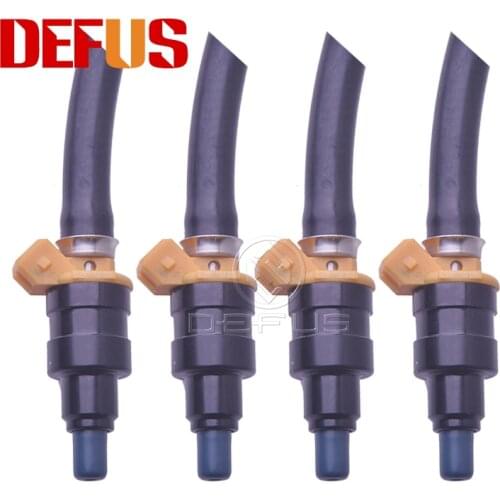 DEFUS 4X 0280150205 Fuel Injector Tail Nozzle Bico For Opel Ascona Astra Manta Carlton Senator 1.8-3.0L Petrol 817744 90141740