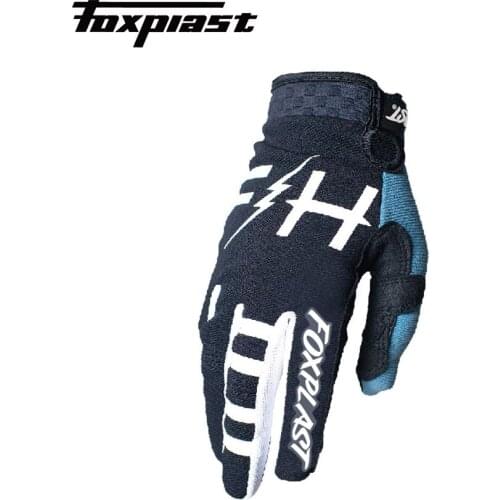 FOXPLAST Touch BMX MTB Bicycle Racing Cycling Gloves Anti-slip Motocross Gloves DH XC MX Downhill Dirt Bike Windproof Gloves