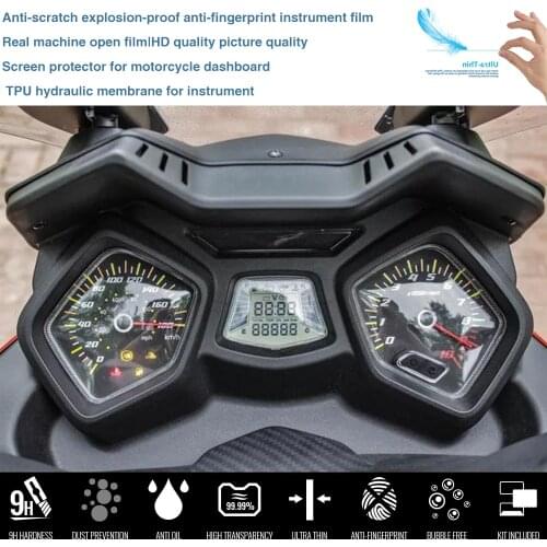 Motorcycle Screen Protector Instrument Speedometer Cluster Scratch Protection Film For SYM Joymax Z300 Z 300i ABS