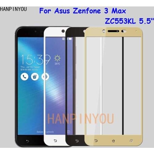 For Asus Zenfone 3 Max ZC553KL 5.5 Full Cover Tempered Glass Screen Protector Ultra Thin Premium Explosion-proof Protective Film