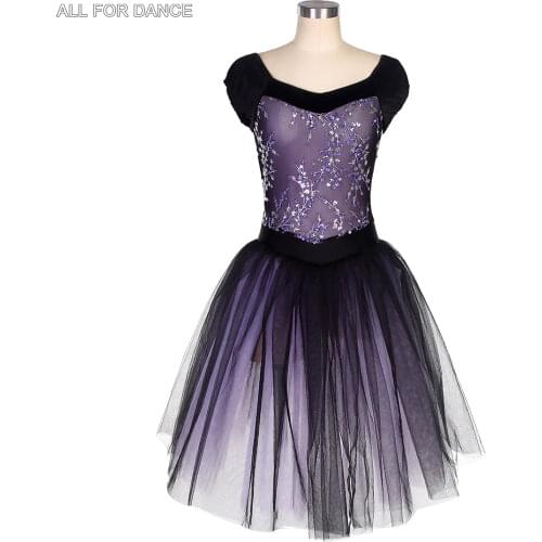 Ballerina Tutu Woman Short Sleeve Ballet Tutu Costume for Girls Ballet Dress Performance Dancewear 20170