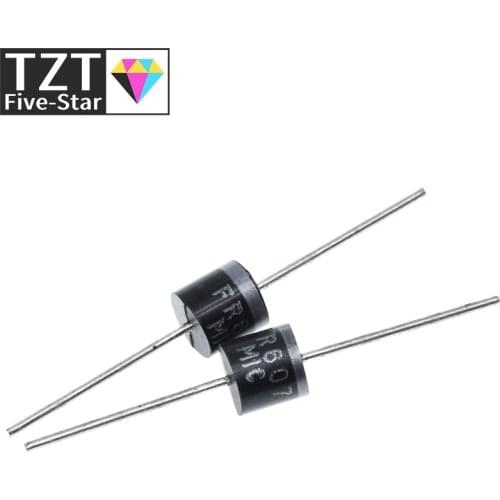 10PCS FR607 6A 1000V Fast Recovery Diodes