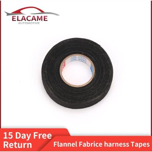 15 Meter Heat-resistant Flame Retardant Tape Coroplast Adhesive Cloth Tape For Car Cable Harness Wiring Loom Protection