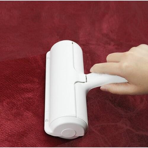 2-Way Pet Hair Remover Roller Removing Dog Cat Hair From Furniture Self-cleaning Lint Pet Hair Rollers One Hand Operate