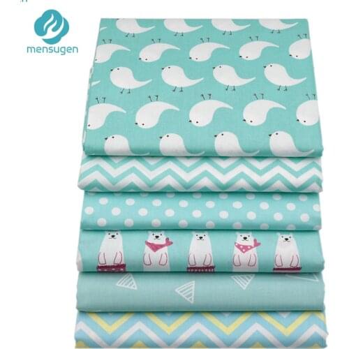 50*160cm Cartoon Stripes Dot Cotton Fabric For Patchwork Quilts Pillows Baby BeddingTextile And Quilting Crafts Material