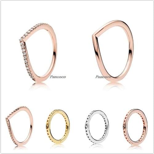 Authentic 925 Sterling Silver One Love Golden-Red Synthetic Rings For Women Wedding Party Gift Europe Fashion Jewelry