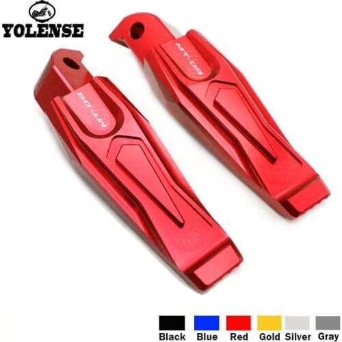 For YAMAHA MT-09 MT 09 MT09 TRACER FZ09 FZ-09 FJ09 FJ-09 Motorcycle Accessories CNC Aluminum Passenger Footrests Rear Foot Pegs