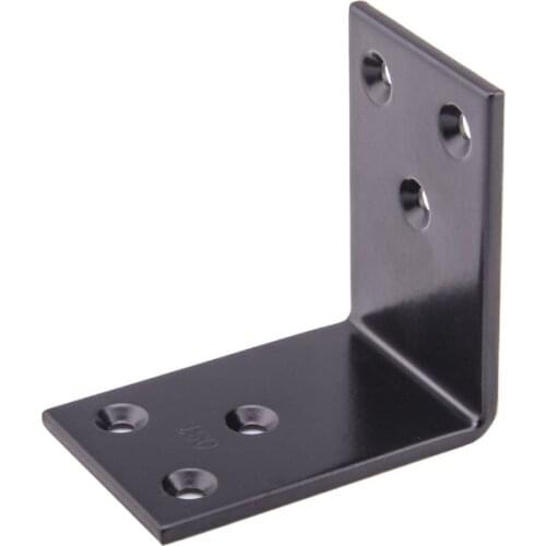 Free shipping90mm metal corner black L style iron furniture fitting thicken Connector hardware DIY part Reinforcement household