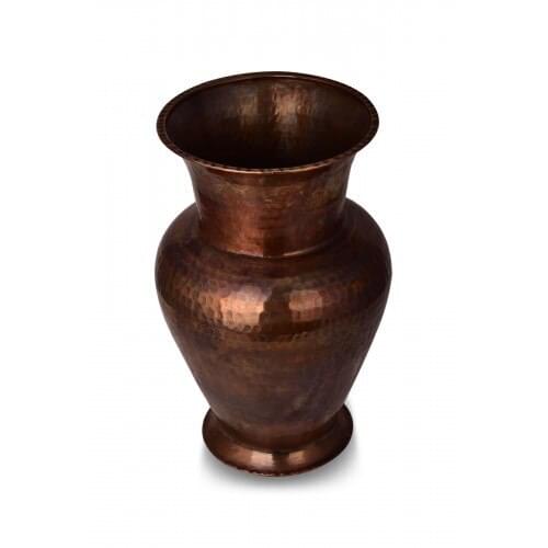 Handmade Copper Vase Copper Gülveren Vase Hand Forged Oxide (33 CM BIG size)