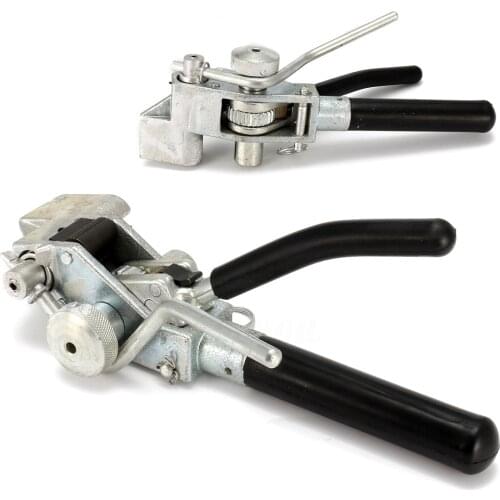 Stainless Steel Metal Pliers Crimper Tensioner Cutter Tool Cable Tie Fasten Tool