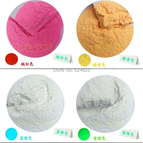 Mix 8 colors Phosphor Luminous Powder Coating DIY Photoluminescent Dust,Glow in Dark Powder Pigment. for Nail Polisj Body Paint