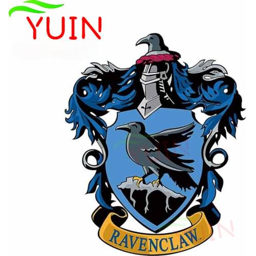 Fashion for Ravenclaw Funny Car Sticker PVC Cars Wrap Personality Decoration Stickers Custom Printing Waterproof Decal 13*11cm