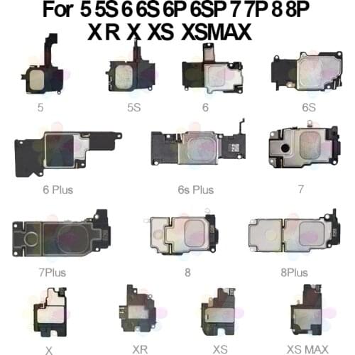 Bottom Loudspeaker For iPhone 6 6s 7 8 Plus 5S 5 Sound Ringer Loud Speaker Flex Cable For iPhone X Xs Max XR Repair Parts