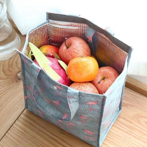 New Fashion Portable Insulated Thermal Cooler Lunch Box Carry Tote Picnic Case Storage Bag