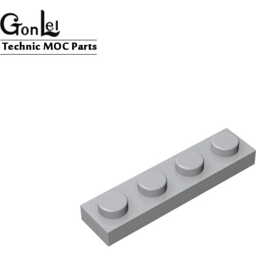 90Pcs/Lot MOC Plate Thin Bricks 1 x 4 Small Dots Plates Building Blocks Bulk Parts Creator Educational DIY Compatible with 3710