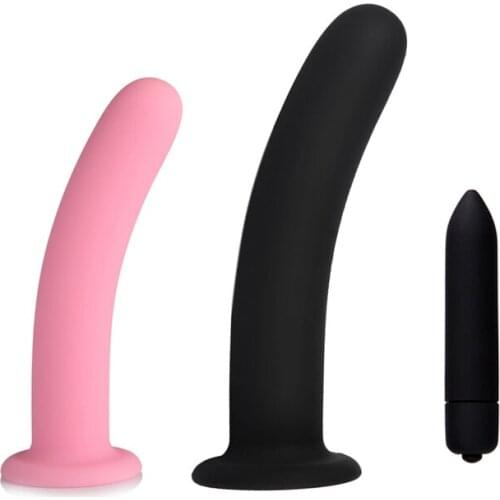 Bullet Vibrator Smooth Anal Plug Suction Cup Vagina Dildo Gay Sex Toys for Woman Prostate Massager Butt Plug Masturbator For Men