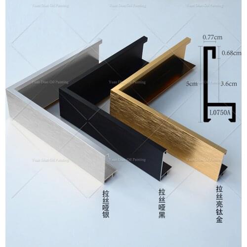 Outside Size Frame More Than 3cm Metal Aluminum Alloy Frame Frame DIY Canvas Frame Beautiful Material For Oil Painting On Canvas