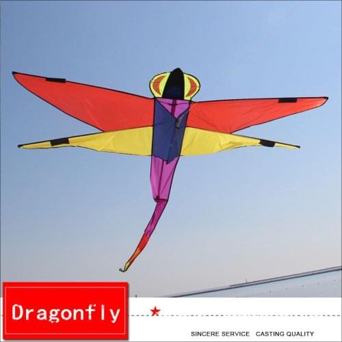 Dragonfly Kite Colorful Animal Kite Single Line Outdoor Sports Surfing Flying Tools Childrens Gifts To Prevent Tearing Toys