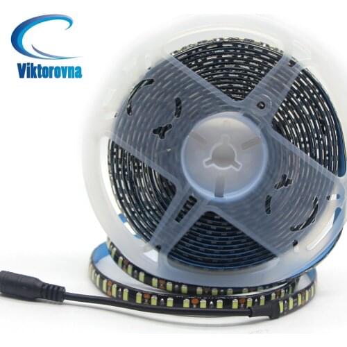 Super Ultra Bright 5630 5730 SMD flexible led strip light 120led/m 5m 600led DC12V Waterproof Black PCB Home Kitchen Decoration