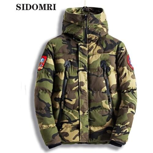 Winter Mens jacket Thicken Camouflage Parkas Cotton-padded Hooded Jackets Warm Military Tactical Windbreak Jacket high quality