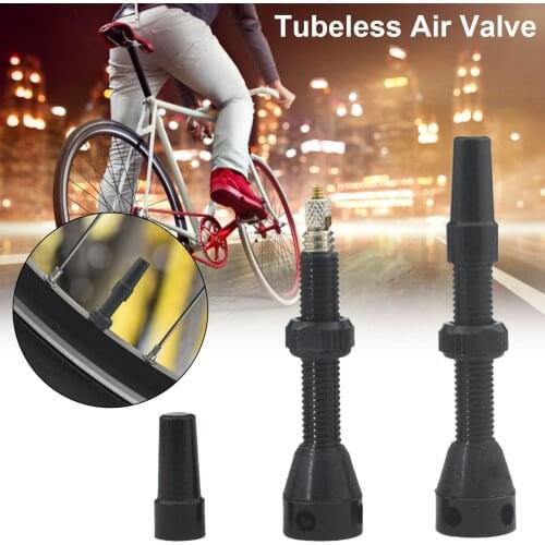 100% Brand New 1 Pair 44mm Tubeless Air Valve For Road Bike & MTB Tubeless Valve Stem Bicycle For MTB Bicycle Parts