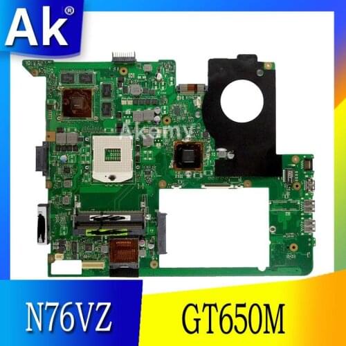 AK N76VZ Laptop motherboard for ASUS N76VZ N76VM N76VJ N76V Test original mainboard GT650M