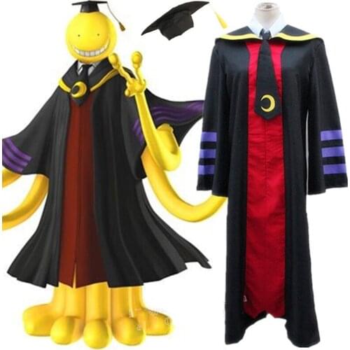 Anime Assassination Classroom Cosplay Costumes Koro Sensei Cosplay Costume Uniforms Halloween Party Ansatsu Kyoushitsu
