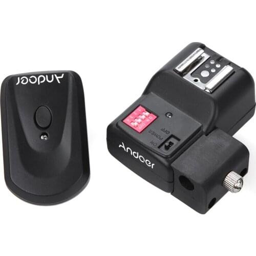 Andoer 16 Channels Radio Wireless Remote Speedlite Flash Trigger with Umbrella Hole/Holder