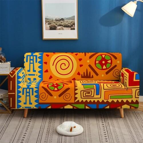 3D Colorful Bohemia Sofa Cover For Couch Covers Sectional Sofa Covers For Bedding Room Simple Armchair Covers