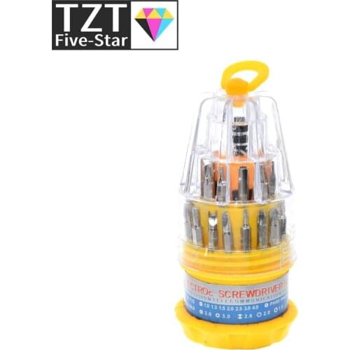 High quality carbon steel pagoda multi-function 31-in-1 batch of manual screwdriver combination tool Screwdriver tool set sale