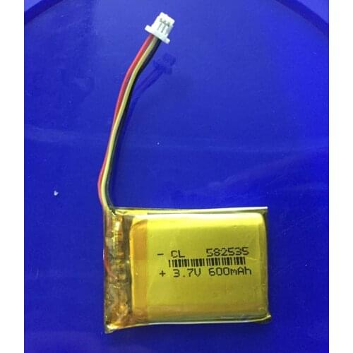 New Hot Lie prone go525 D700 d720 cell phone battery Mi0 recorder 581636 582535 Rechargeable Li-ion Cell 3wires