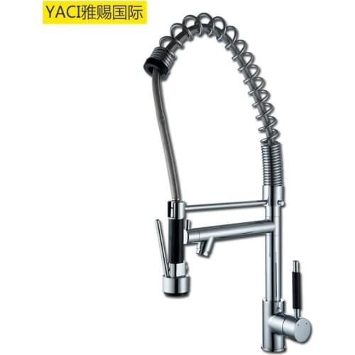 Vidric Factory wholesale kitchen faucet hot and cold mixing faucet spring type pull faucet sink faucet