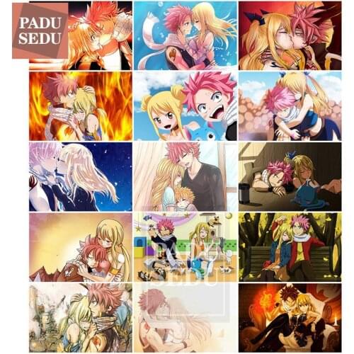 Fairy Tail Posters Anime 5d Diy Diamond Painting Crystal Full Drill Square Daimond Embroidery Home Decoration Livingroom Bedroom