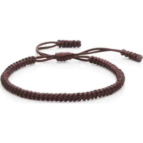 Handmade Braid Rope Bracelets Bangles Women Men Ethnic Adjustable Weave Tibetan Buddha Jewelry Couples Gifts Chakra Bracelet