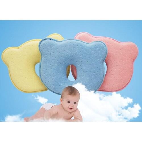 New-born baby sterotype pillow Memory cotton baby pillow Sleep a good head shape