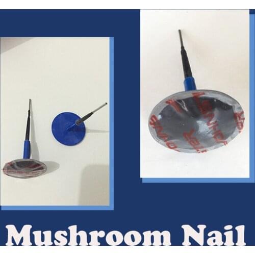 24Pcs/Lot Professional Tire Repair Mushroom Nail Steel Needle Car Tire Cold Film Mushroom Film Wheel Parts
