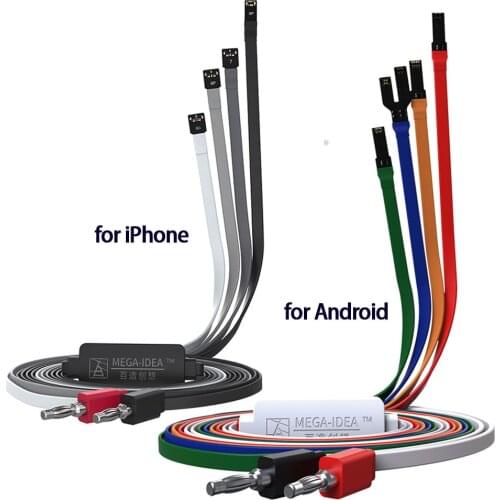 Phone Power Supply Wire for iPhone X XR XS MAX 8 7 6sP for Samsung xiaomi Huawei Android One Button Activation Repair Test Tools