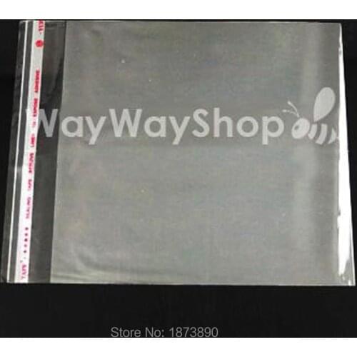 100 500 PCS Clear CD DVD Blue Disc Storage Bag Plastic Holder Sleeves Case