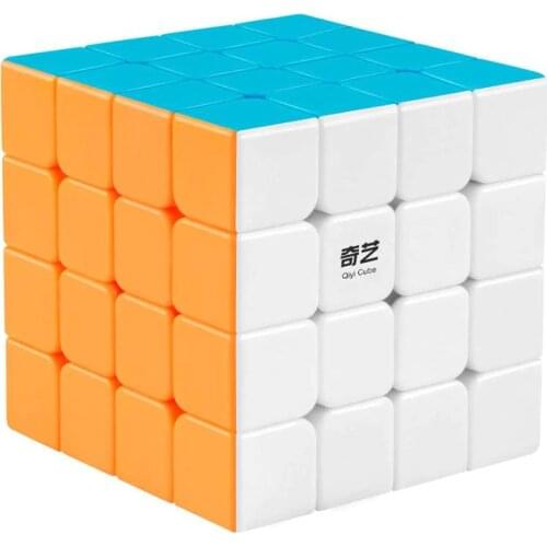 Qiyi Qiyuan 4x4 Speed Cube Stickerless Magic Cubes 4x4x4 Smooth Puzzle Toys Gift for Kids and Adults Challenge EXW