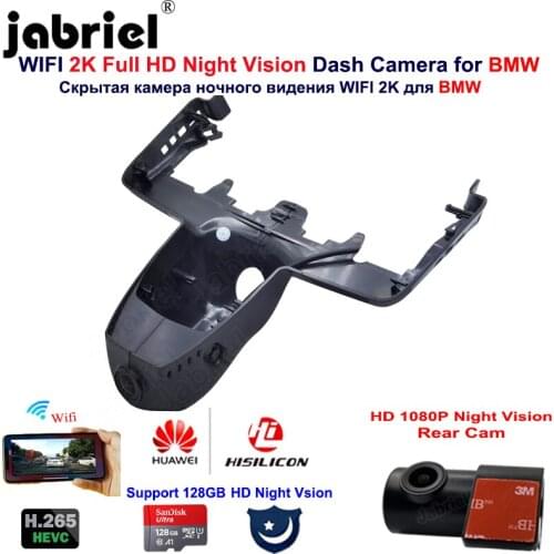 Hidden wifi 24H 2K HD1080P Dash cam Car Camera dvr for BMW X5 G05 F15 e70 e53 2004 2005 2008 2009 2012 2014 2016 2017 2018 2019