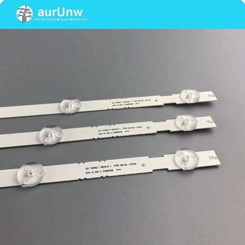 630mm LED Strips for LG 32'' ROW2.1 Rev 0.9 A1/A2-Type 6916L-1204A 6916L-1205A 6916L-1295A 6916L-1296A 32LA621V 32LN540U-ZA