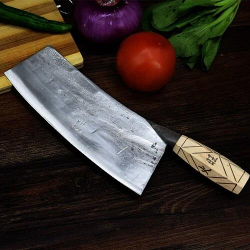 Traditional Cleaver Forged Kitchen Knives Handmade Kitchen Knife Restaurant Cooking Chef Slicing Knives Super Sharp Blade