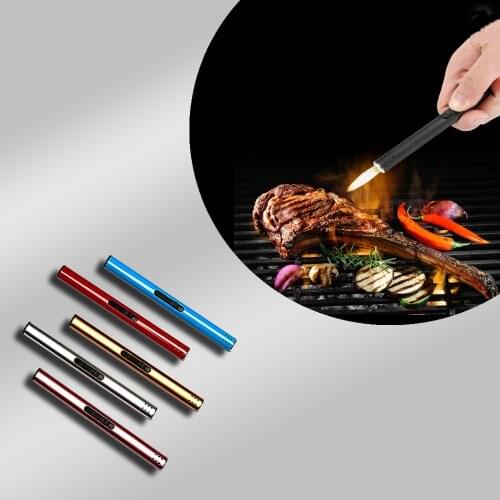 Outdoor barbecue igniter, kitchen gas stove, Kitchen igniter, extended metal lighter (without gas)