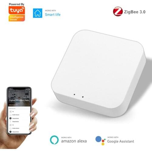 Tuya ZigBee 3.0 Smart Hub Wireless Gateway Bridge Smart Life Voice Remote Control Zigbee Devices Works with Alexa Google Home
