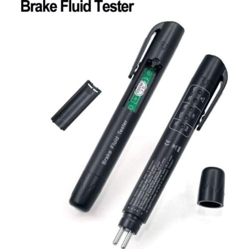 Universal car accessories Brake Fluid Tester diagnostic tools Accurate Oil Quality 5 Leds Auto Vehicle brake fluid testing tool