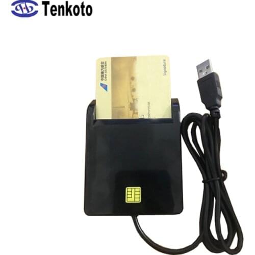 SIM Card Writer IC Chip Card Reader Multiple Function With Software ISO7816 Bank ID USB IC Card Only Reading