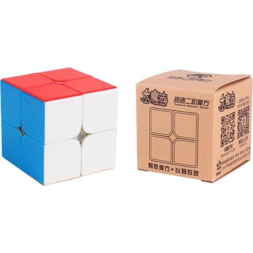 Magic Cube Yuxin Zhisheng Smooth 2X2 magnetic Magic Cube M Speed Cube