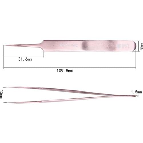 High quality Miscoelectronic Repairing Anti-Corrosion Anti-acid Color Tweezers Eyelash Extension Tweezers Pick-UP Tool Set